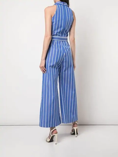 Shop Alexis Eckhart Jumpsuit In Blue