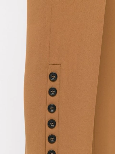 Shop N°21 Nº21 Cropped High-waist Trousers - Brown