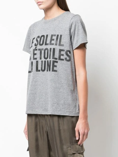 Shop Cinq À Sept Celestial Graphic Print T-shirt In Grey