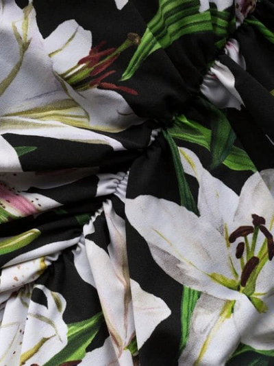 Shop Dolce & Gabbana Badeanzug Mit Lilien-print In Multicoloured