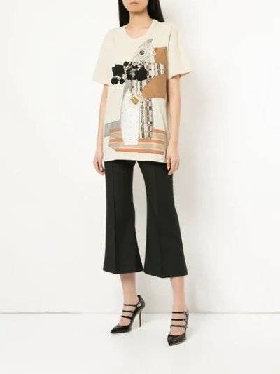 Shop Antonio Marras Patchwork T In Neutrals