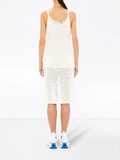 Shop Jw Anderson Paper Cami Dress In Neutrals