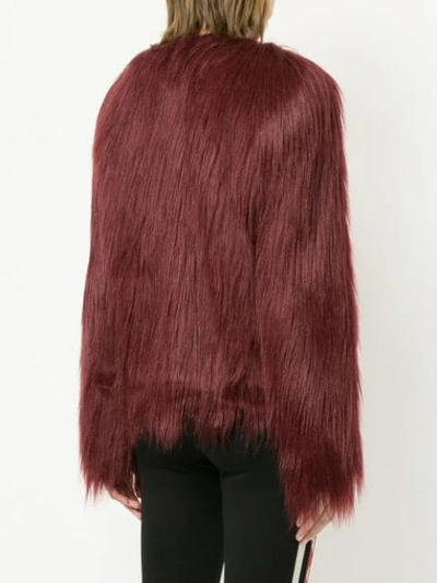 Shop Unreal Fur Unreal Dream Jacket In Red