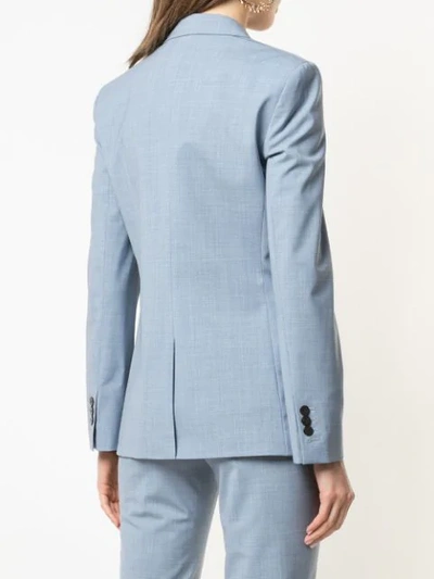 Shop Theory Single Breasted Blazer In Blue