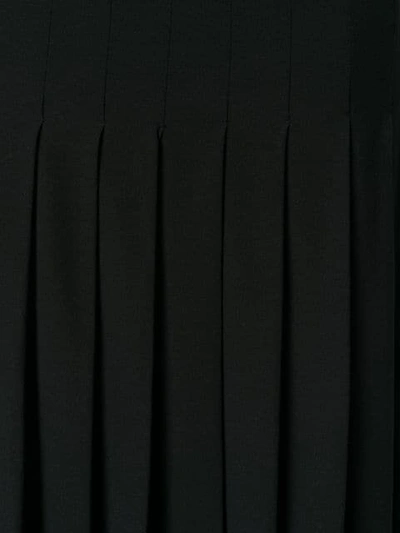 Shop Jil Sander Pleated Skirt - Black