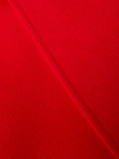 Shop Valentino Midi Oversized Cape In Red
