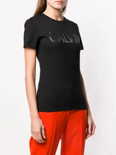 Shop Calvin Klein Jeans Est.1978 Logo Print T In Black