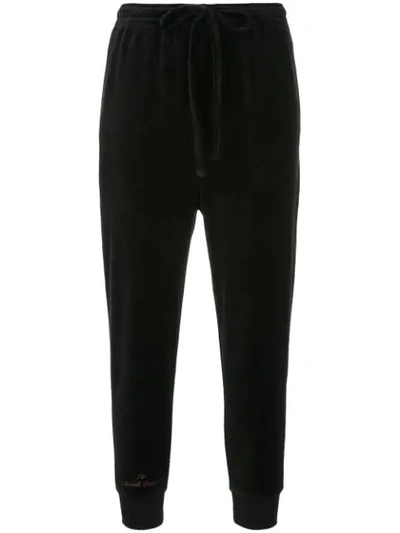 Shop The Upside Cropped Sweatpants In Black