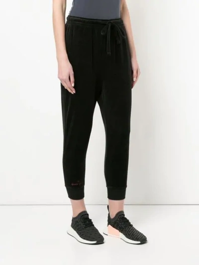 Shop The Upside Cropped Sweatpants In Black