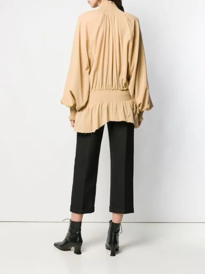 Shop Ann Demeulemeester Grimm Blouse - Neutrals