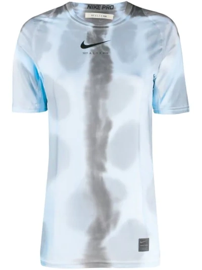 Shop Alix 1017 Alyx 9sm X Nike Pro T-shirt - Blue