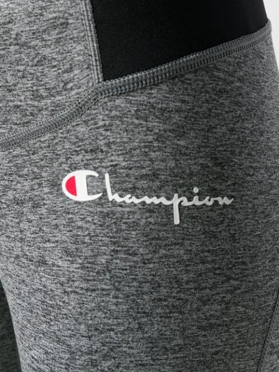 Shop Champion Mesh Panel Leggings - Grey
