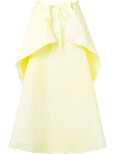 Shop Lemaire Baggy In Yellow