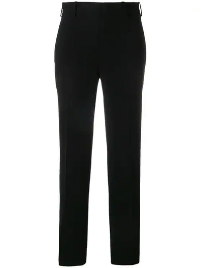 Shop Neil Barrett Mid-rise Tailored Trousers In Black