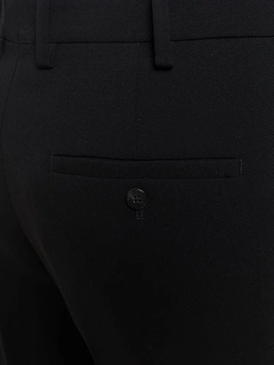 Shop Neil Barrett Mid-rise Tailored Trousers In Black