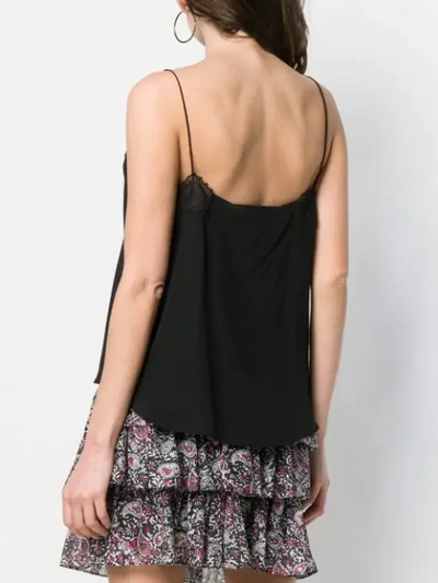 Shop Iro Embroidered Slip Vest In Black