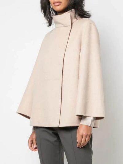 Shop Akris Lightweight Coat In Neutrals