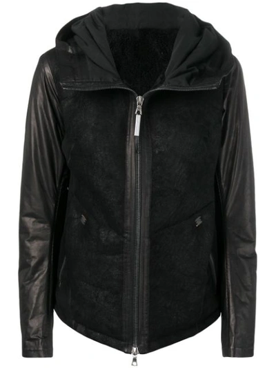 Shop Isaac Sellam Experience Zipped Biker Jacket - Black