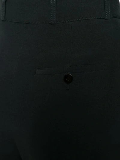 Shop Alexander Mcqueen High-waist Trousers In Black