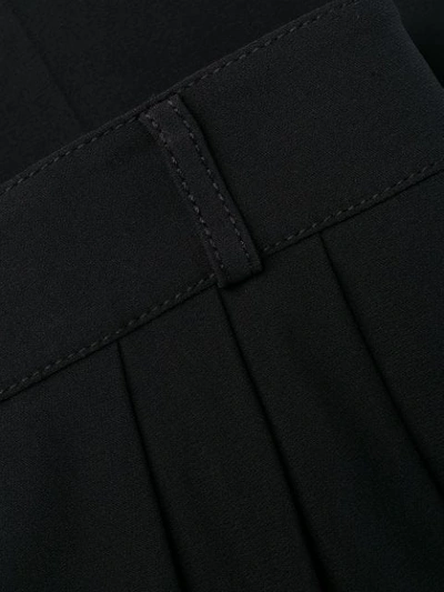 Shop Alexander Mcqueen High-waist Trousers In Black