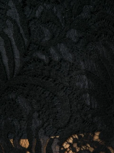 STELLA MCCARTNEY 花卉蕾丝喇叭裤 - 黑色