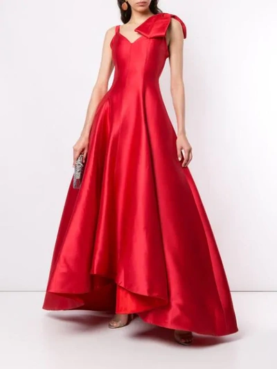 Shop Bambah Ruby Princess Gown In Red
