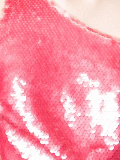 Shop Haney Serena One Shoulder Dress In Pink