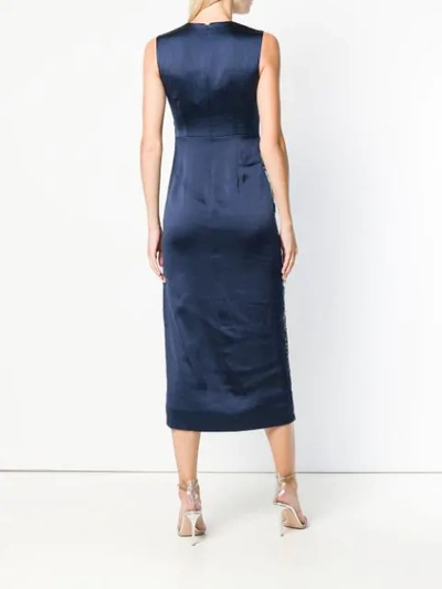 Shop Three Floor Glitterati Dress In Blue