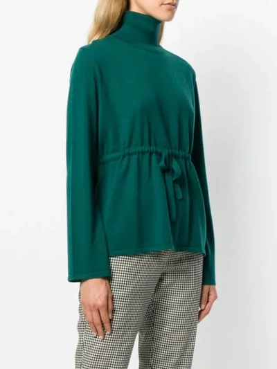 Shop Société Anonyme Tutle Neck Knitted Top In Green