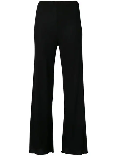 Pre-owned Jean Paul Gaultier Vintage 1990's Flared Trousers In Black