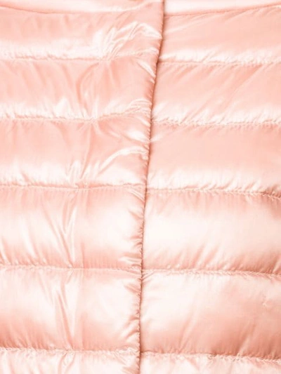 Shop Herno Short Padded Jacket In Pink