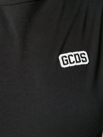 GCDS LOGO BODYSUIT - 黑色