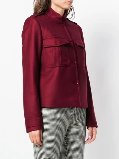Shop Miahatami Lightweight Coat In Red