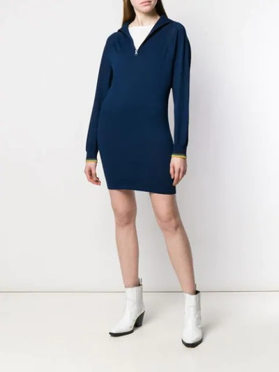 Shop Isabel Marant Étoile Dita Dress In Blue
