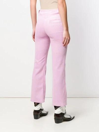 Shop Isabel Marant Large Corduroy Trousers In Pink