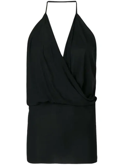 Shop Rick Owens Halter Neck Top In Black