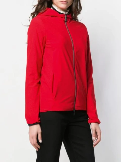 Shop Rrd Zipped Hooded Jacket In Red