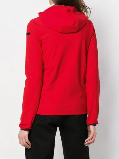 Shop Rrd Zipped Hooded Jacket In Red