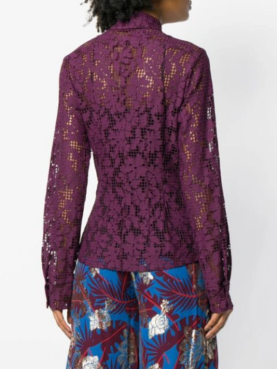 floral mesh shirt