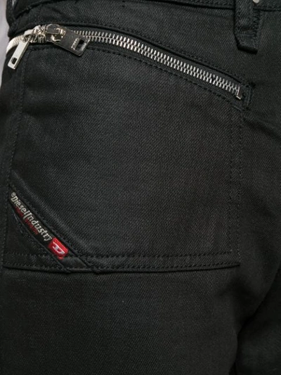 Shop Diesel Bootcut Flared Jeans In Black
