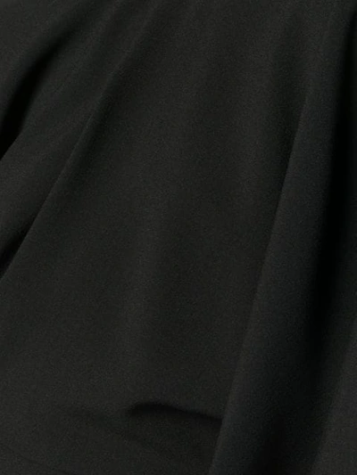 SAINT LAURENT V-BACK FITTED DRESS - 黑色