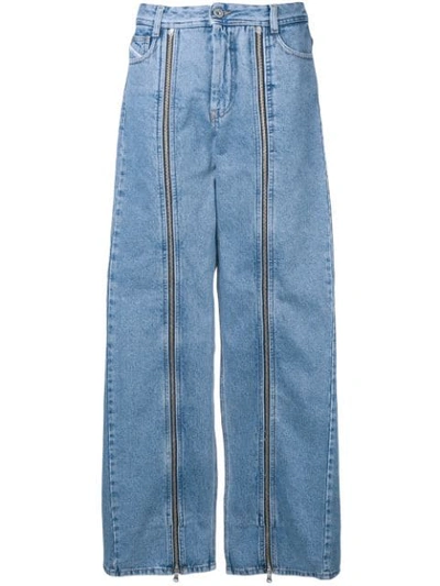 Shop Diesel Sowl01 Jeans In Blue