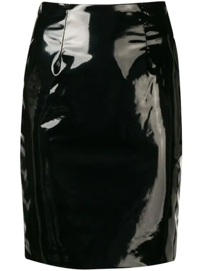 Shop Federica Tosi Fitted Skirt In Black