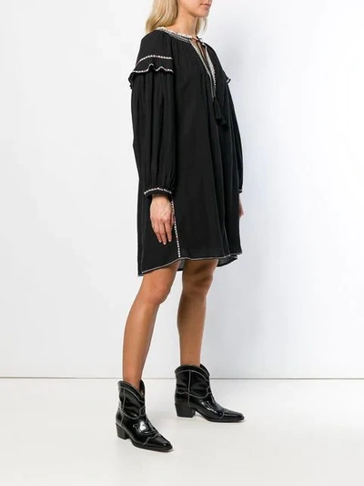 Shop Isabel Marant Étoile Flared Style Dress In Black