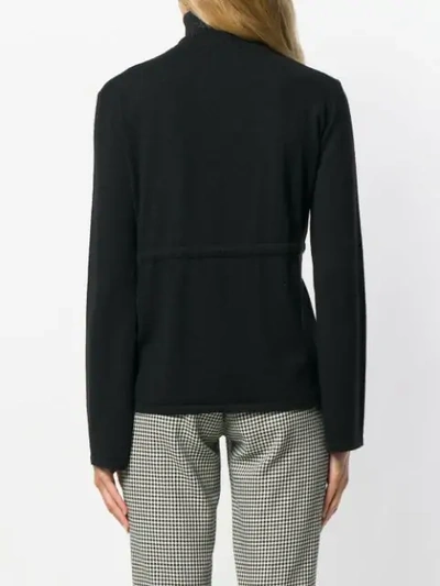 Shop Société Anonyme Turtle Neck Knitted Top In Black