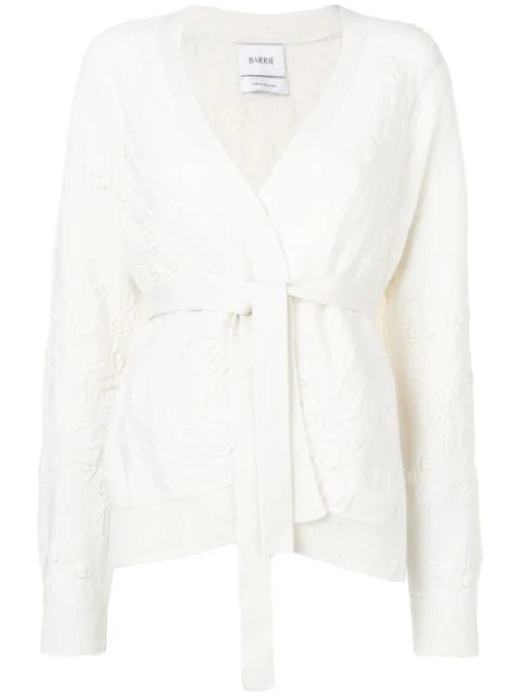 wrap cardigan white
