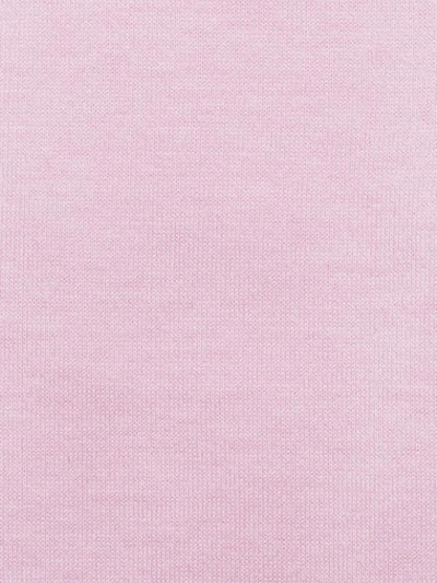 Shop Versace Print Logo T-shirt In Pink