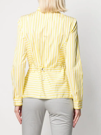 AKRIS PUNTO STRIPED SHIRT - 黄色