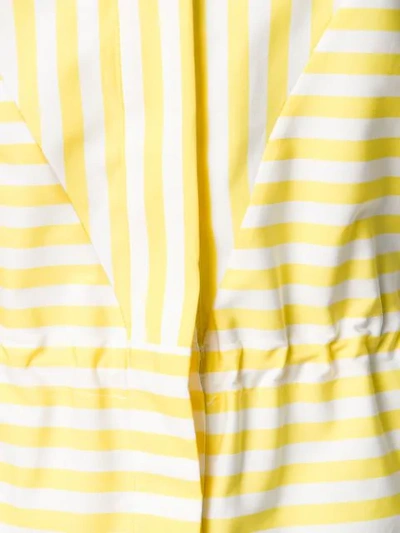 Shop Akris Punto Striped Shirt In Yellow