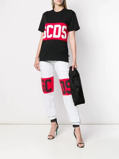 Shop Gcds Logo Track Trousers In White